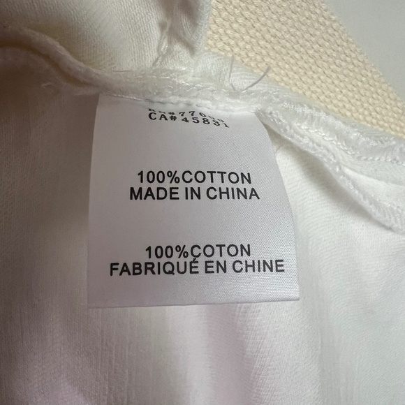 Sandrine Rose x Free People Women’s White Open Front Tie Denim Kimono Jacket New - Picture 7 of 8